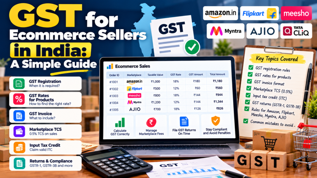 GST for Ecommerce Sellers in India: A Simple Guide